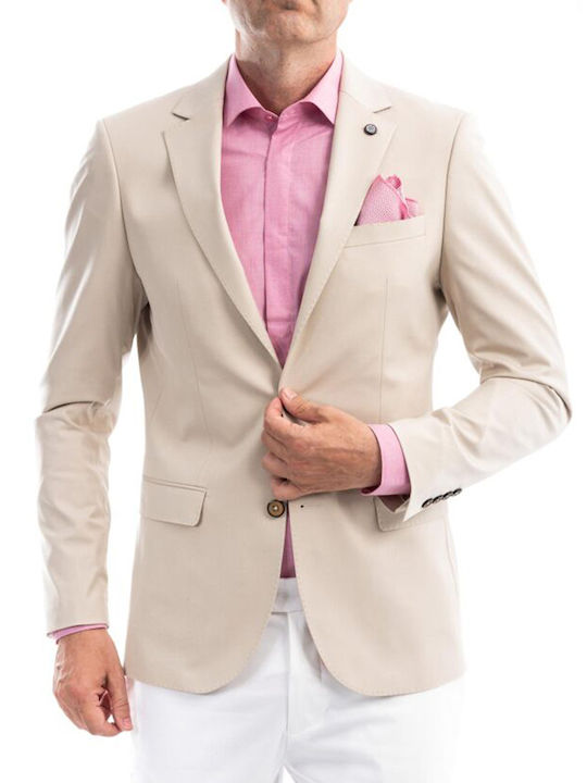 Vittorio Artist Men's Summer Suit Jacket Slim F...