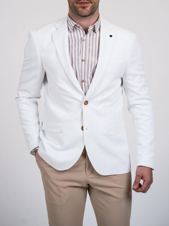Vittorio Artist Men's Summer Suit Jacket Slim F...