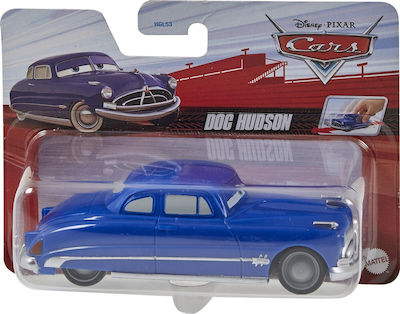 Mattel Cars On the Road Auto 1:43 Rückziehmotor Doc Hudson für 3++ Jahre