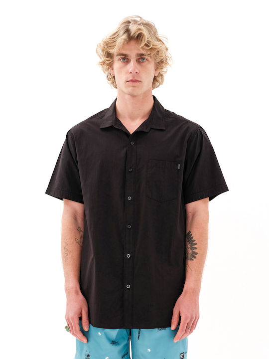 Emerson Men's Shirt Short Sleeve Black