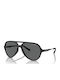 Armani Exchange Мъжки Слънчеви Очила с Черна Метална Рамка и Сиви Стъкла AX4133S 807887