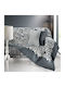 Guy Laroche Duomo Four-Seater Sofa Throw 2 Sides Chenille 180x350cm Anthracite