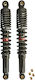 REAR SHOCK ABSORBER PAIR 35CM "PROGRESSIVE SPRING" HONDA SUPRA 100 YSS BLACK