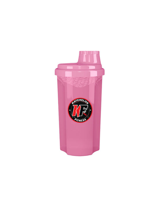 Katerelos Fitness Shaker 700ml Pink Smoke Roz Smoke