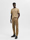 Men's Trousers Chinos Elastic Slim Fit Ermine