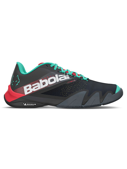 Babolat Jet Premura 2 Ανδρικά Παπούτσια Padel για Όλα τα Γήπεδα Μαύρα