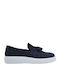 Suede Ανδρικά Loafers σε Μπλε Χρώμα