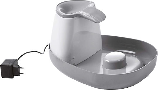 Savic Cascade Automatisch Kunststoff Wasserspender / Brunnen für Hund & Katze 1.5lt in Grau Farbe