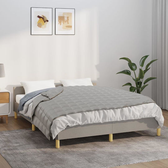 vidaXL Schwerkraftdecke Moné 152x203cm Grau