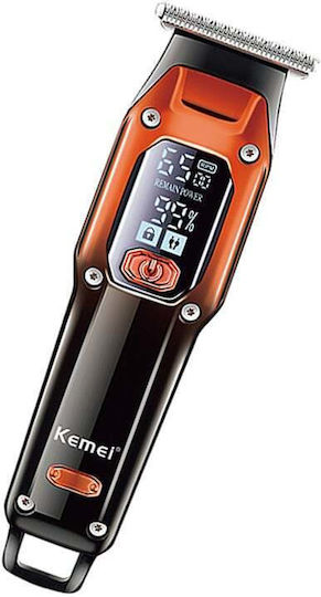 Kemei Professionell Wiederaufladbar Haarschneidemaschine Orange KM-658