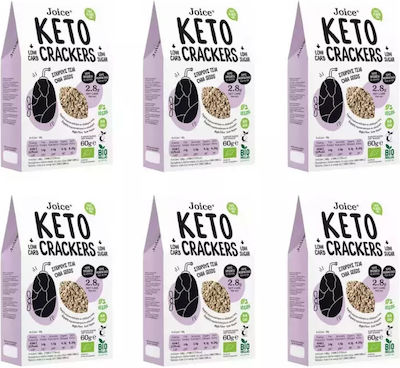 Joice Organic Crackers Keto Chia 6 Pcs 6x60gr