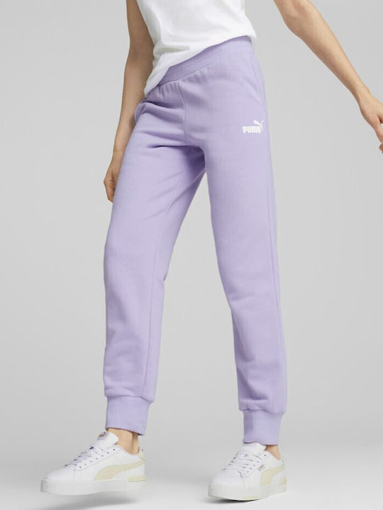 PUMA Essentials Ψηλόμεσο Παντελόνι Φόρμας με Λά...