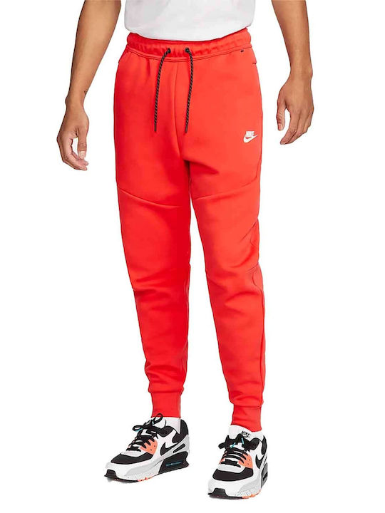 Nike Παντελόνι Φόρμας με Λάστιχο Fleece Κόκκινο