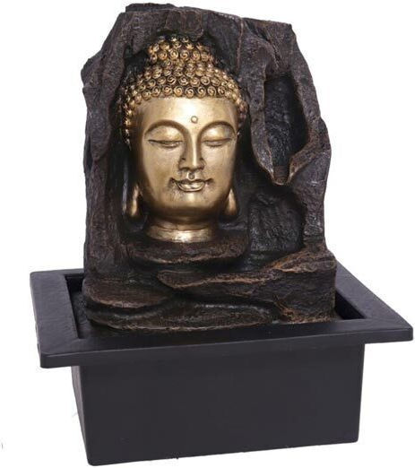 AT0000538 Fântână Buddha cu Iluminare LED 21x18x25cm