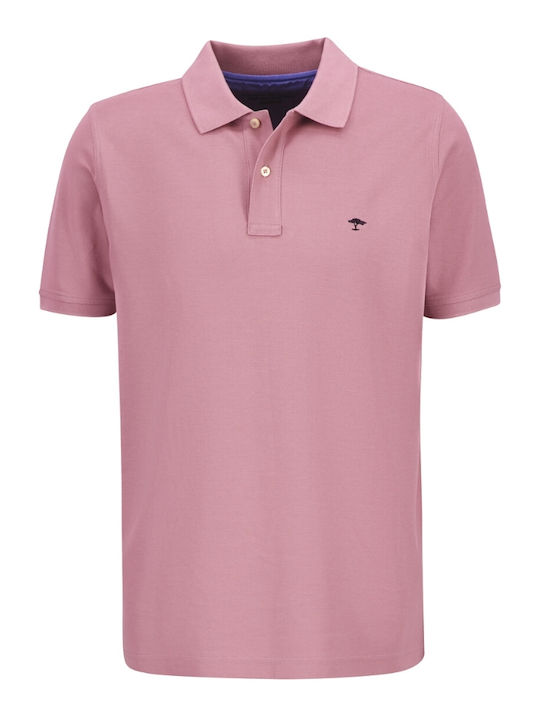 Fynch Hatton Herren Kurzarmshirt Polo Lilac