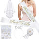 Bride to Be Temporary Tattoo for Party with Theme "Marriage" Set of 5pcs
