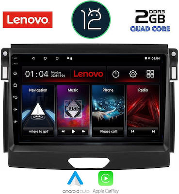 Lenovo Car-Audiosystem für Audi A7 Ford Ranger 2018+ (Bluetooth/USB/AUX/WiFi/GPS/Apple-Carplay) mit Touchscreen 9"