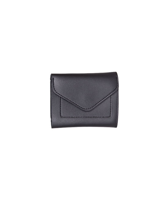 Wallet women's wallet made of leatherette black