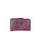 Wallet women's purple leatherette purple