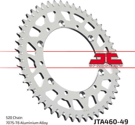 JT Sprockets Hinteres Ritzel 49 Zähne für Kawasaki KLX 250 / KX