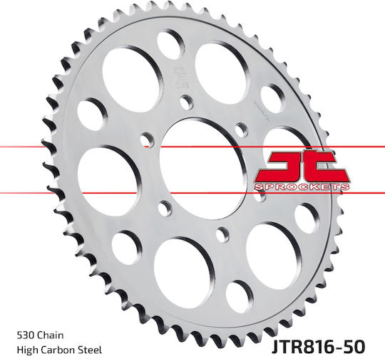 JT Sprockets Γρανάζι Πίσω 50 Δοντιών για Suzuki GSF 1200 Bandit