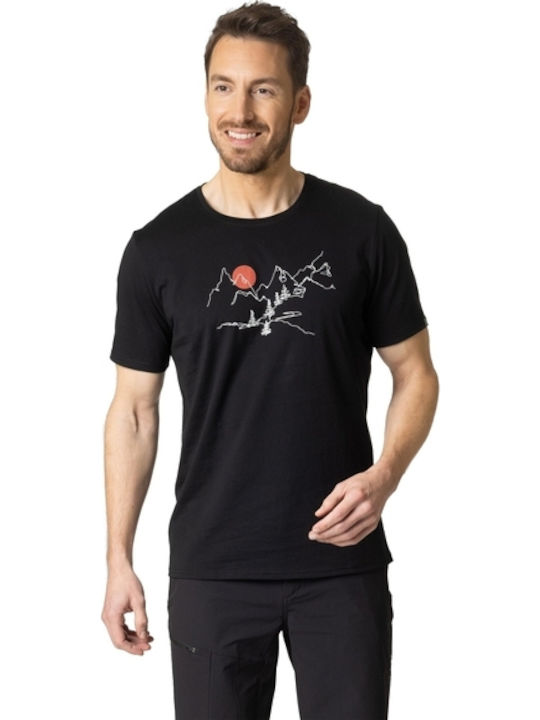 Nikko Landscape T-shirt Μαύρο
