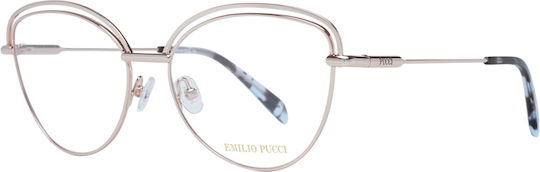 Metal Eyeglass Frame Cat Eye Rose Gold EP5170 028