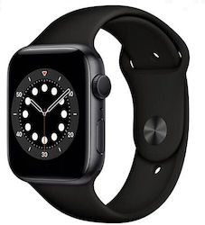 FK79 Series 6 Aluminium 44mm Smartwatch (Μαύρο)