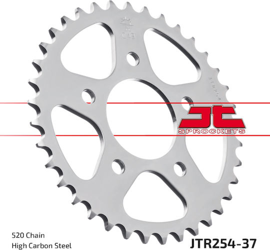 JT Sprockets Γρανάζι Πίσω 37 Δοντιών για Honda CBF 250