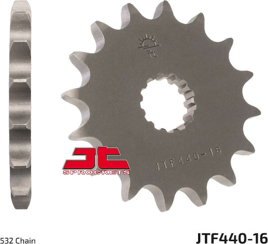 JT Sprockets Vorderes Ritzel 16 Zähne für BMW R 1100