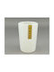 ArteLibre Ceramic Cup Holder Countertop White