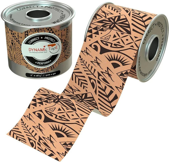 Dynamic Tape Kinesiology Tape 5cm x 5m Beige/Black