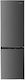 Omnys Fridge-Freezer 253lt Total NoFrost H180xW54xD60cm Inox WNC-3233NX
