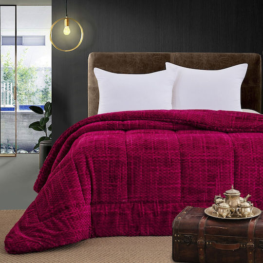 Beauty Home Duvet Cover Super King 220x240cm Burgundy 11526PMYD