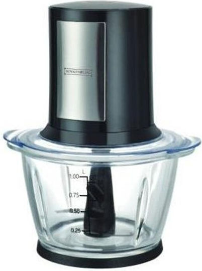 Royalty Line Mini Tocător Multi 300W Cu Recipient 1L Negru