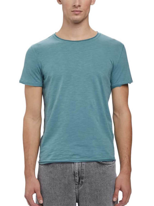 Men's t-shirt konrad slub s/s tee / GABBA / 2190228110 - Petrol