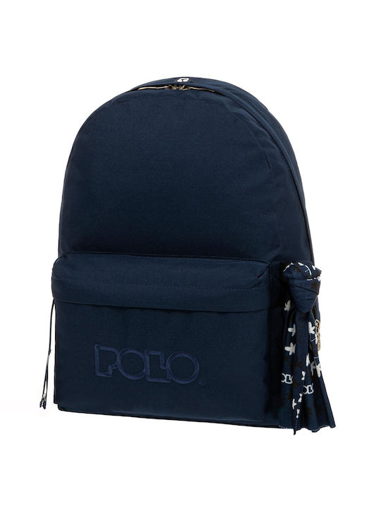 Polo Original Scarf School Bag Backpack Junior High-High School Night Blue 2023