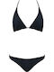 Set Bikini 3 Τεμαχίων Τριγωνάκι & Brazil Μαύρο
