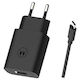 Motorola Încărcător cu Port USB-A și Cablu USB-C 20W Negruς (TurboPower)