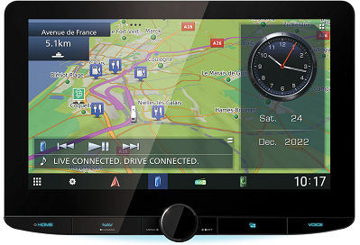 Kenwood 10.1" Display GPS Device with Bluetooth / USB / Wi-Fi and Card Slot