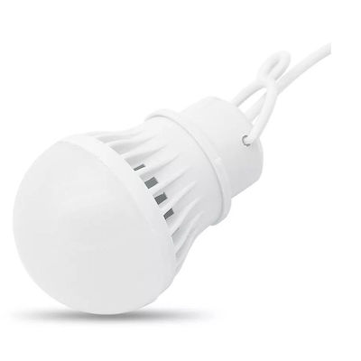 Λάμπα 3W με καλώδιο USB 1m LED σε Λευκό Χρώμα