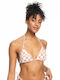 Roxy Check It Tiki Tri Bikini Τριγωνάκι White/Pink