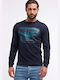 Men's blue sweatshirt - PETROL INDUSTRIES