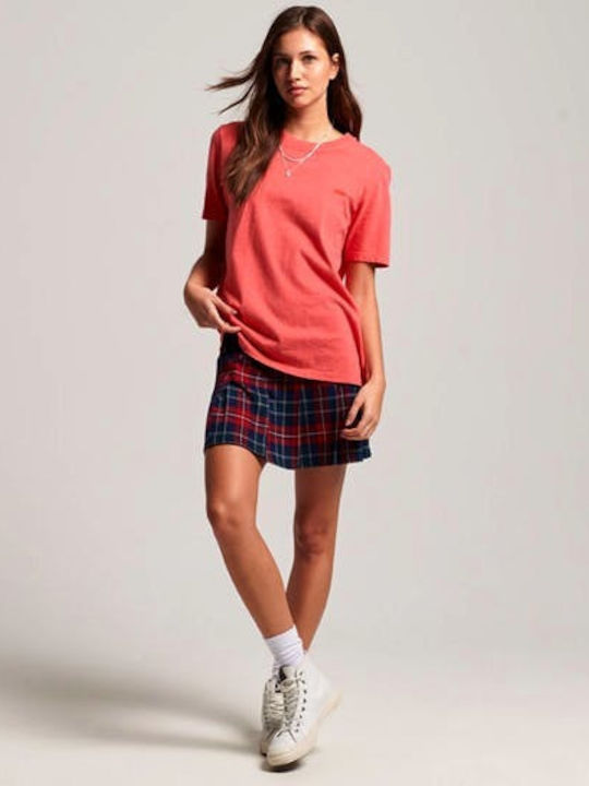 Superdry Γυναικείο T-shirt Πορτοκαλί