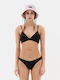 Bikini Set Triangle With Removable Padding Black