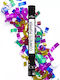 Confetti cannon Multicoloured Stripes, 60 cm, 1 piece