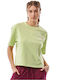 Body Action Women's Athletic Oversized T-shirt Green
