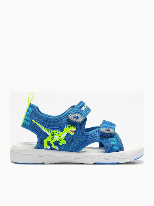 Kids' Sandals with Velcro & Lights Blue