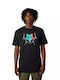 Fox Syz Premium Ανδρικό T-shirt Μαύρο με Στάμπα