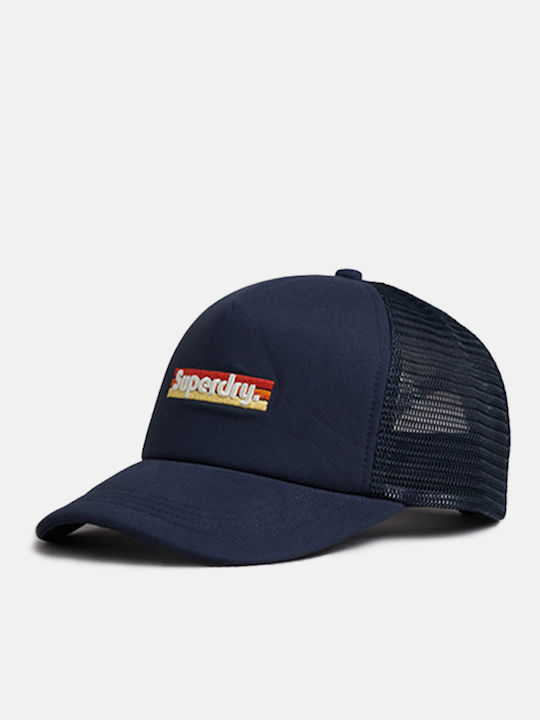 Superdry Jockey με Δίχτυ Navy Μπλε